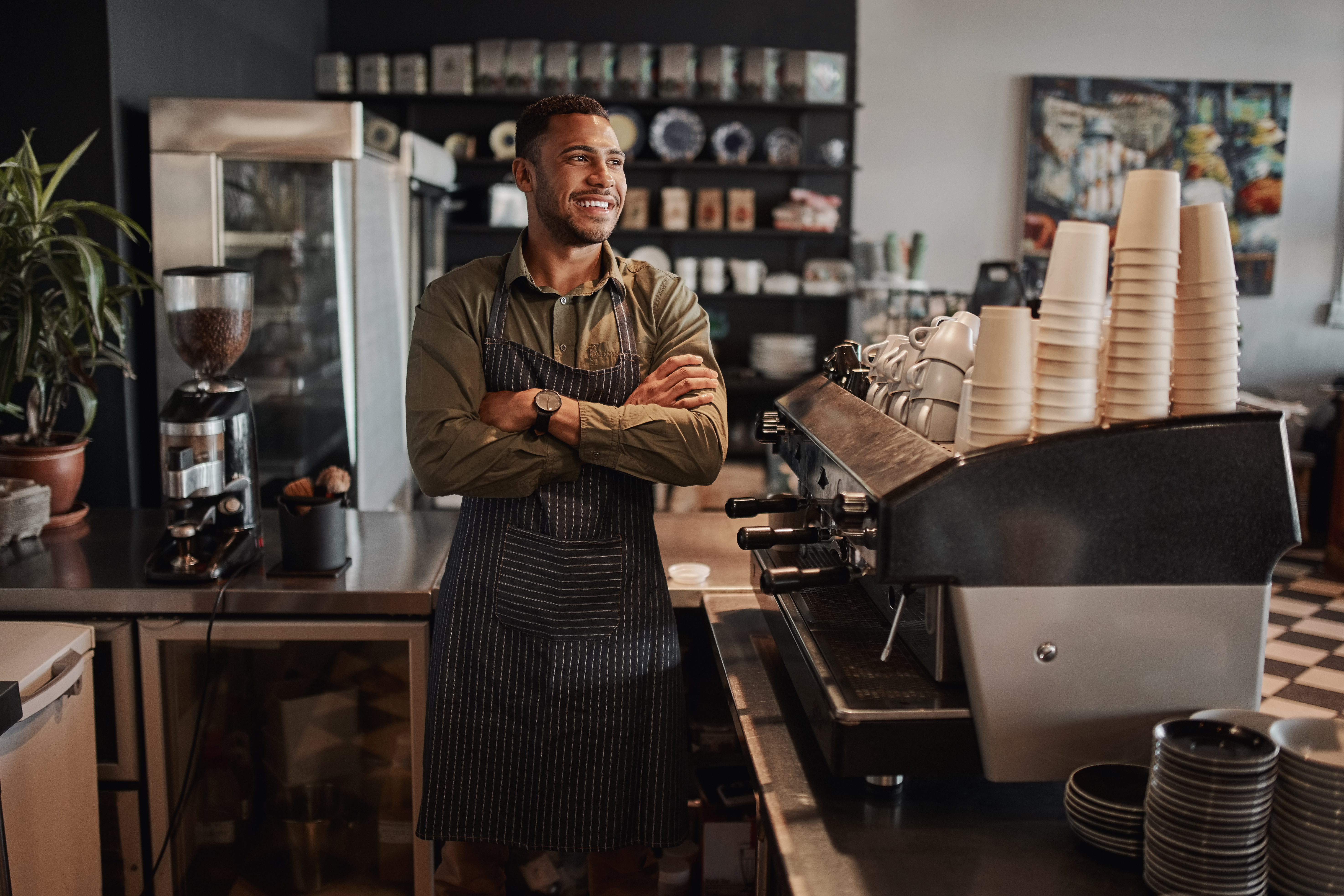 Cafe owner